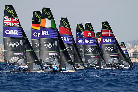 Men's 49er skiff class Race